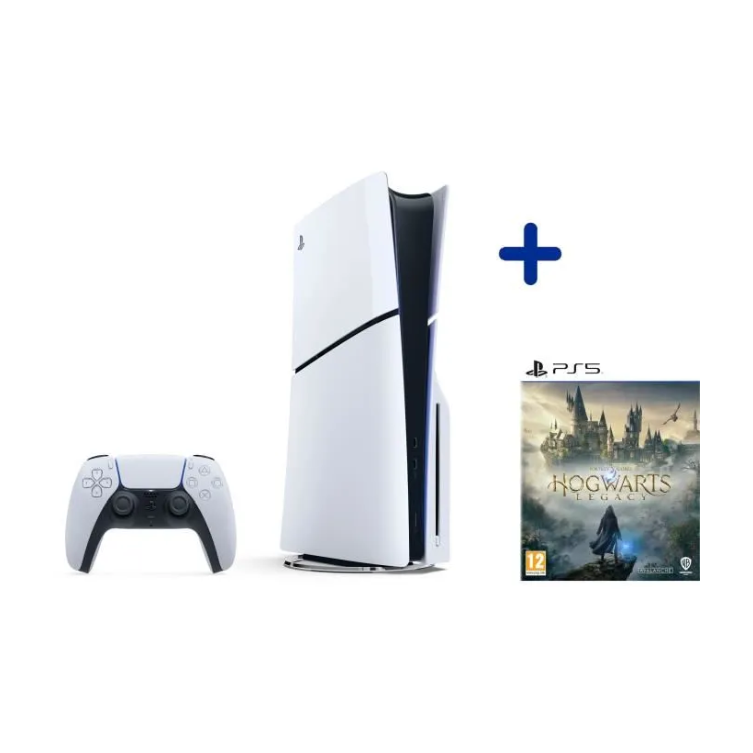 PlayStation 5 Slim Konsole Bundle – Standard Edition + Hogwarts Legacy