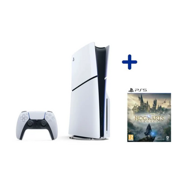 PlayStation 5 Slim Konsole Bundle – Standard Edition + Hogwarts Legacy