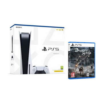 PS5 Konsole Sony – Standard Edition, 825 GB SSD, 60 FPS, 4K, HDR (Mit Laufwerk) + Demon‘s Souls