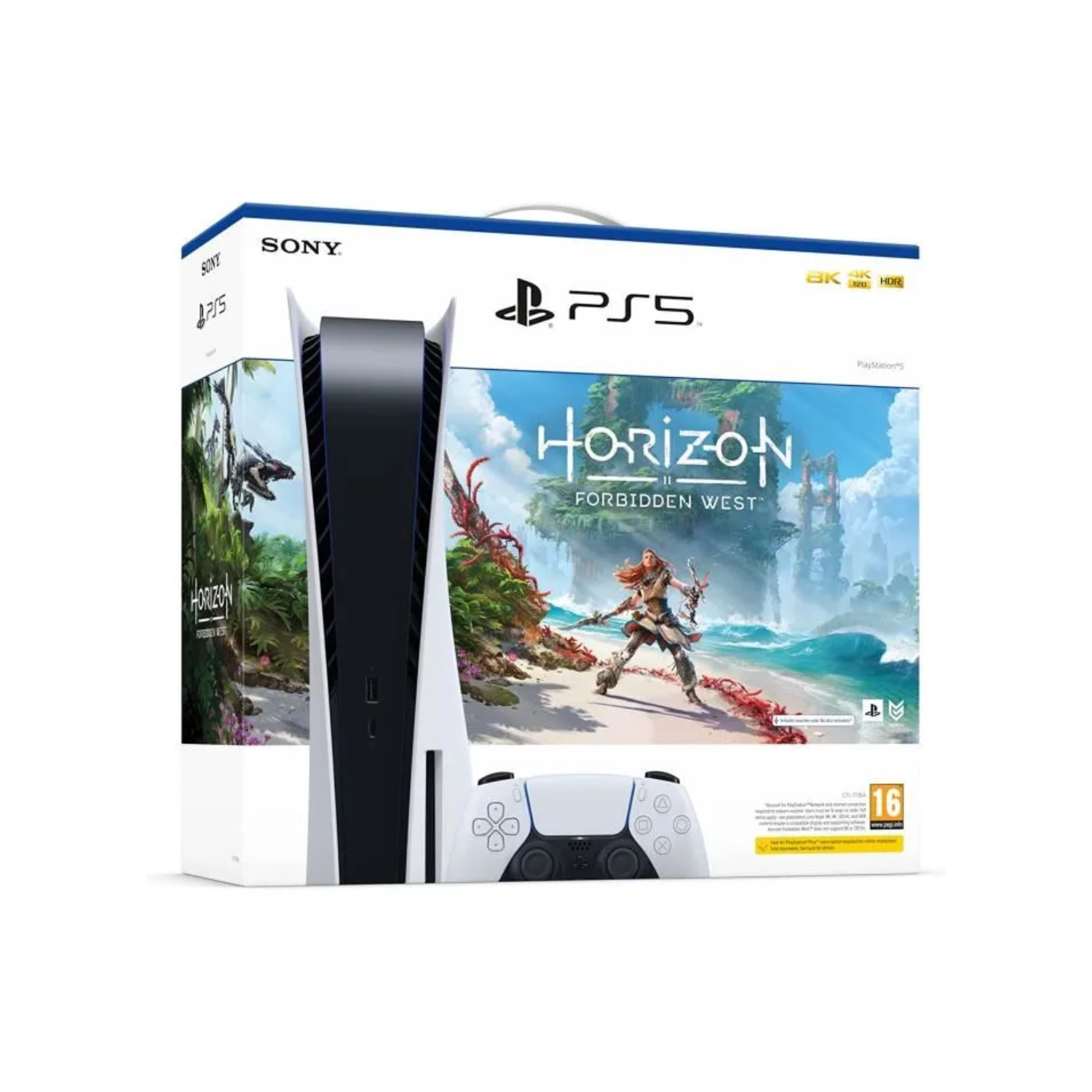 PS5 Konsole + Horizon Forbidden West – Sony – Speicherkapazität 825 GB – Heimkonsole – Bundle