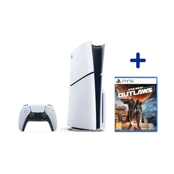 PS5 Bundle: PS5 Standard Konsole (Slim Modell) + Star Wars: Outlaws