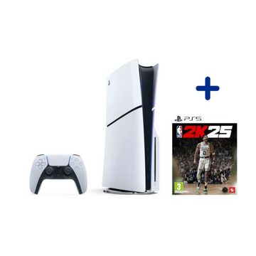 PS5 Standard-Konsolen-Bundle: PS5 Konsole (Slim Modell) + NBA 2K25